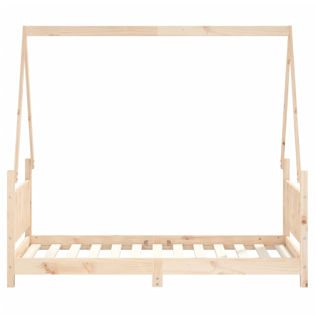 Kids Solid Wood Pine Bed Frame