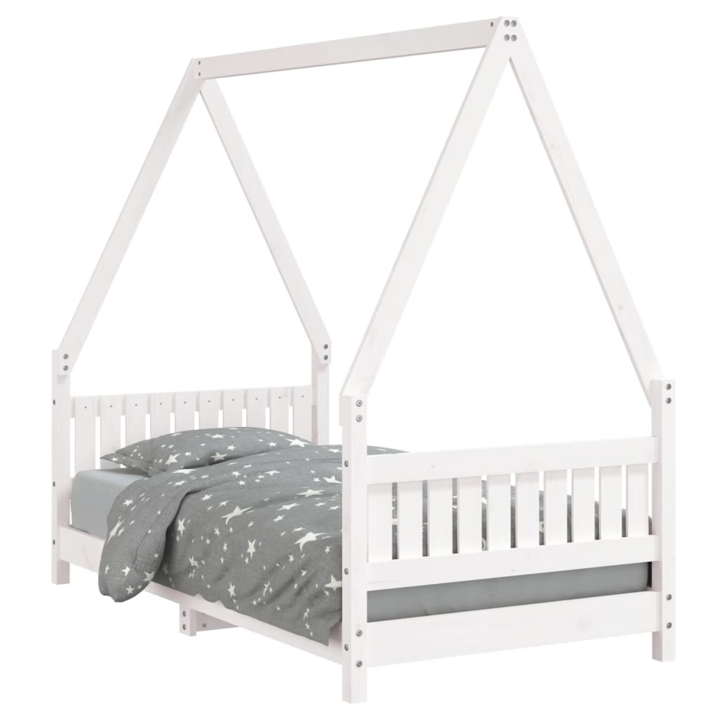 Kids Solid Wood Pine Bed Frame