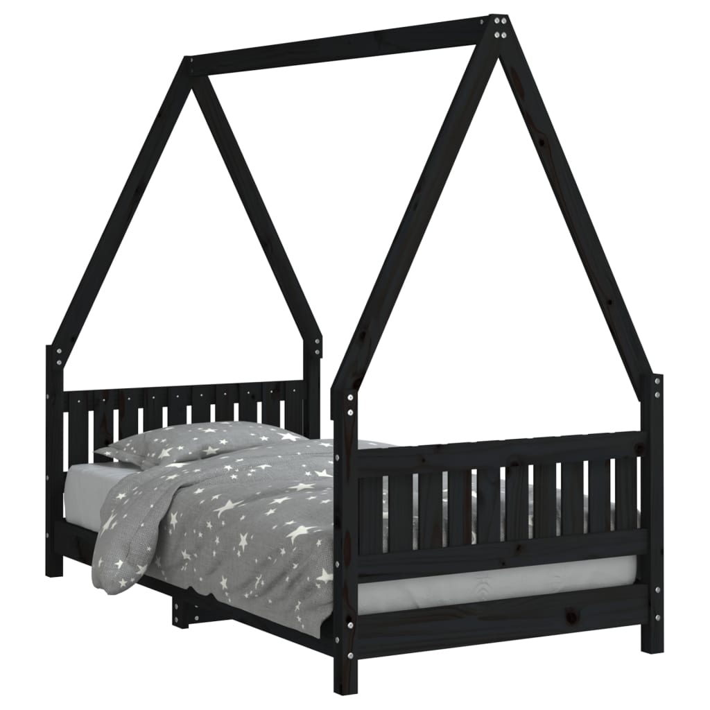 Kids Solid Wood Pine Bed Frame