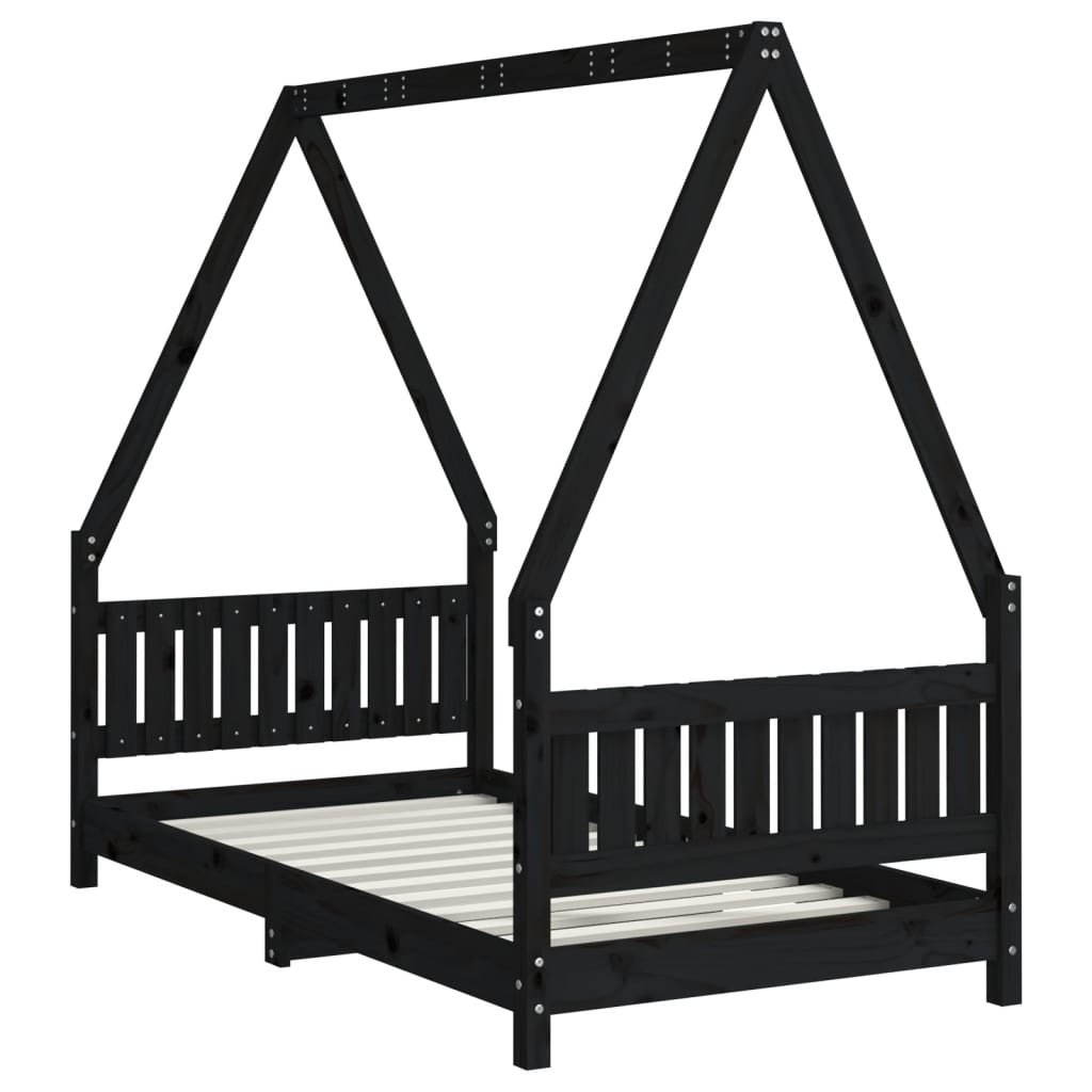Kids Solid Wood Pine Bed Frame