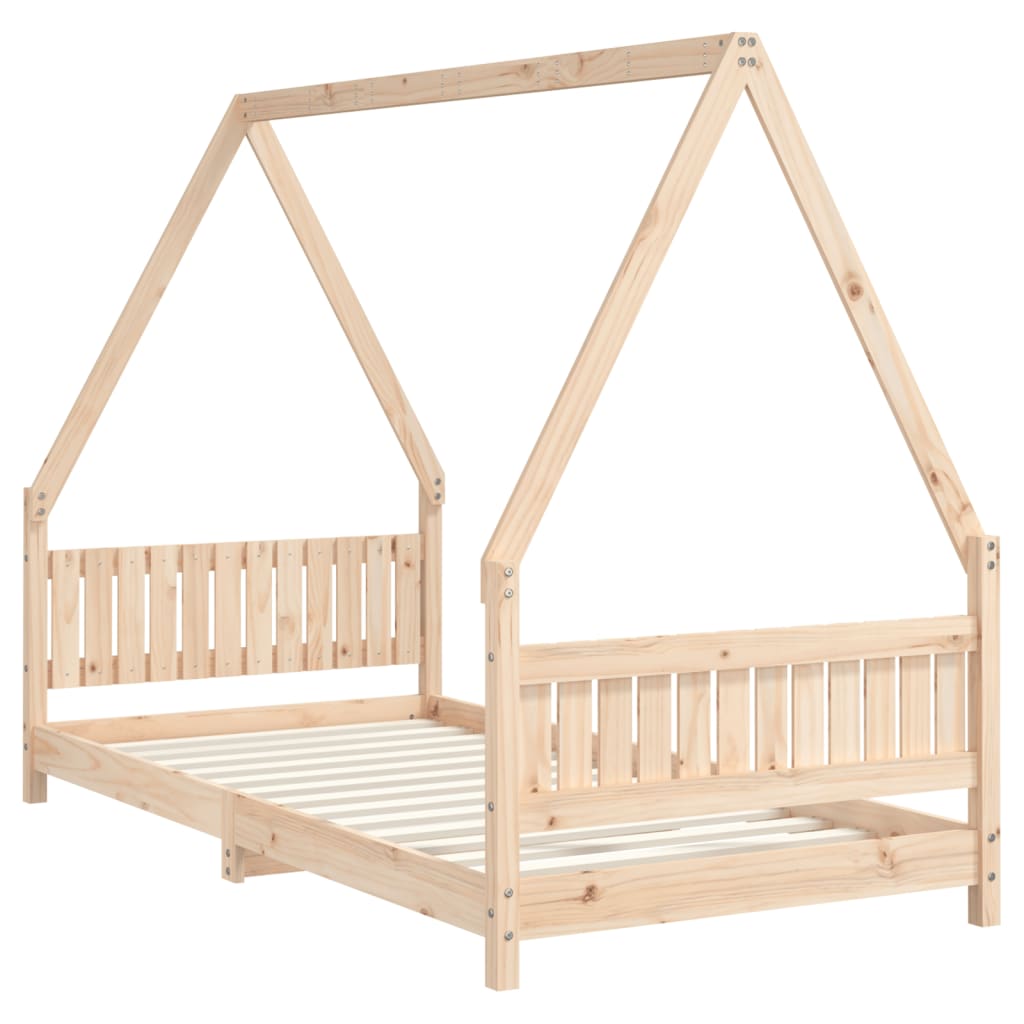 Kids Solid Wood Pine Bed Frame