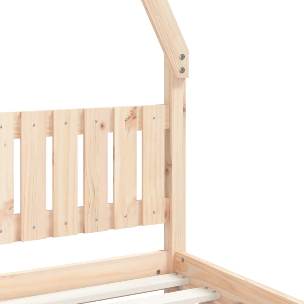 Kids Solid Wood Pine Bed Frame