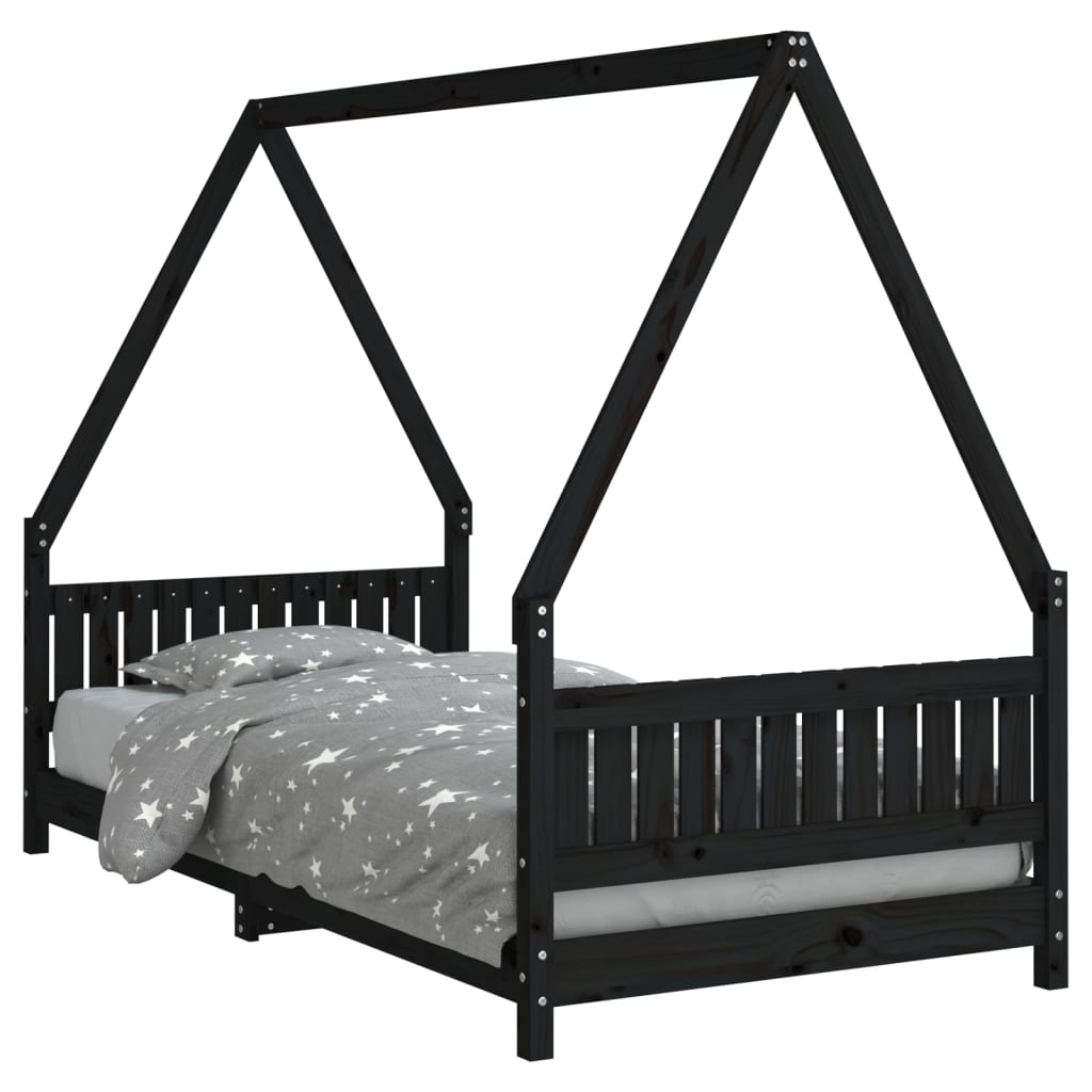 Kids Solid Wood Pine Bed Frame