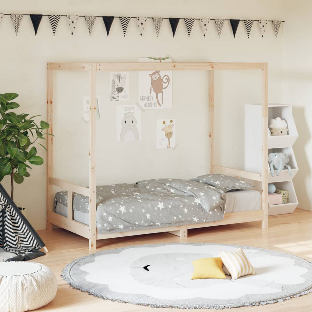 Toddler & Kids Solid Wood Pine Bed Frame