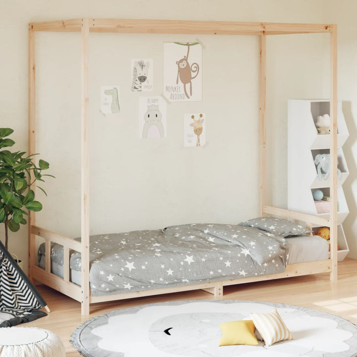 Toddler & Kids Solid Wood Pine Bed Frame