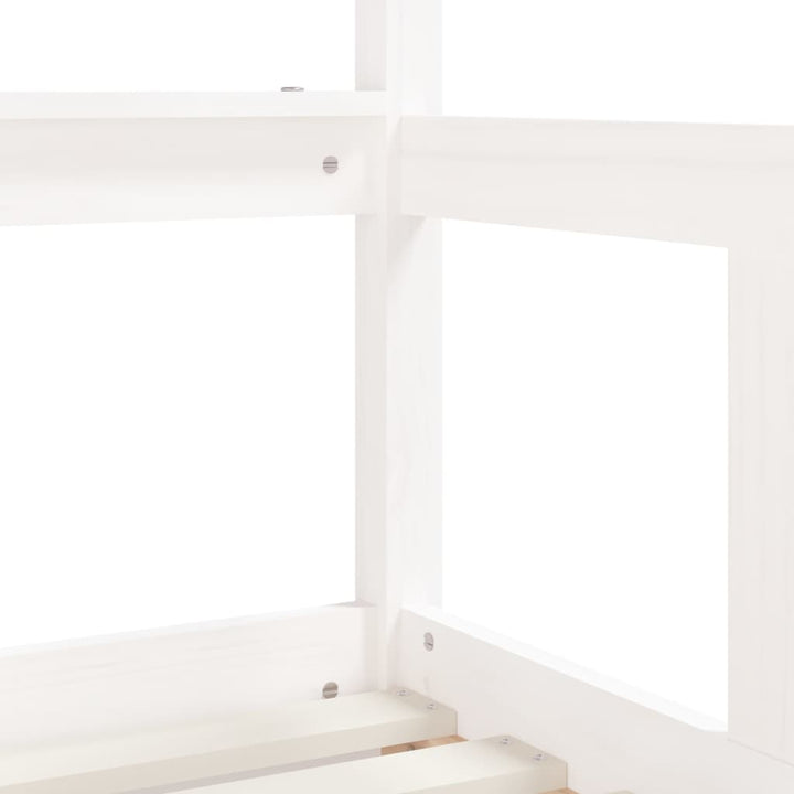 Kids Solid Wood Pine Bed Frame with Drawers