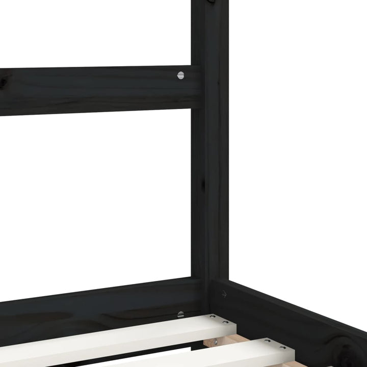 Kids Solid Wood Pine Bed Frame with Drawers