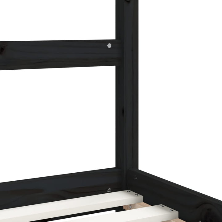 Kids Solid Wood Pine Bed Frame with Drawers