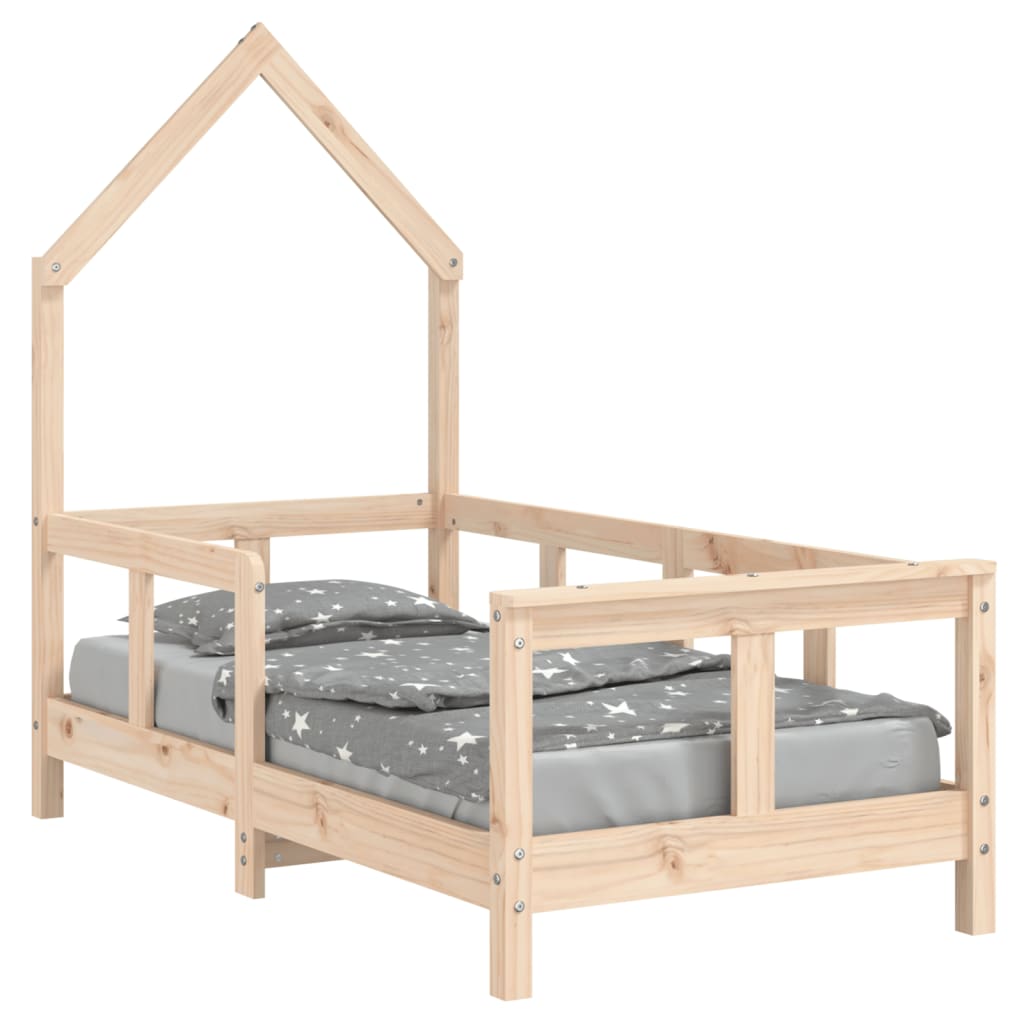 Kids Solid Wood Pine Bed Frame