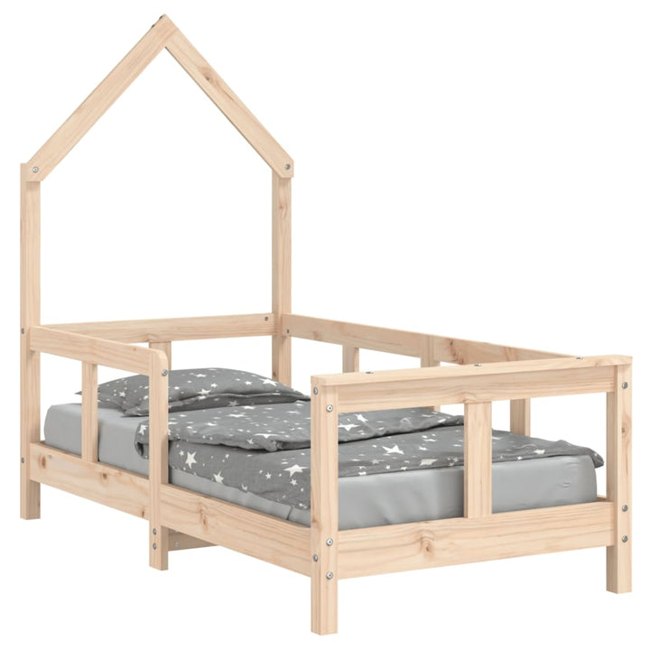 Kids Solid Wood Pine Bed Frame