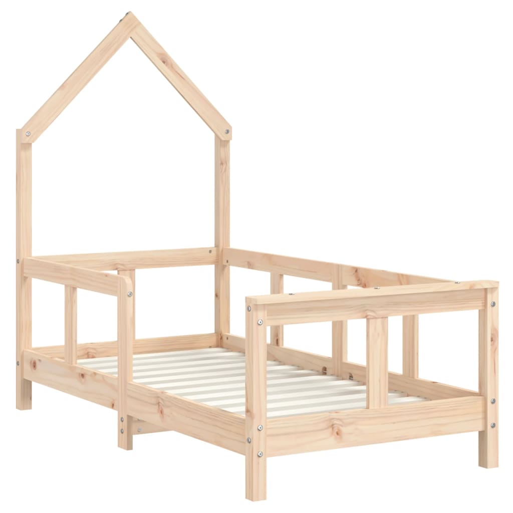 Kids Solid Wood Pine Bed Frame