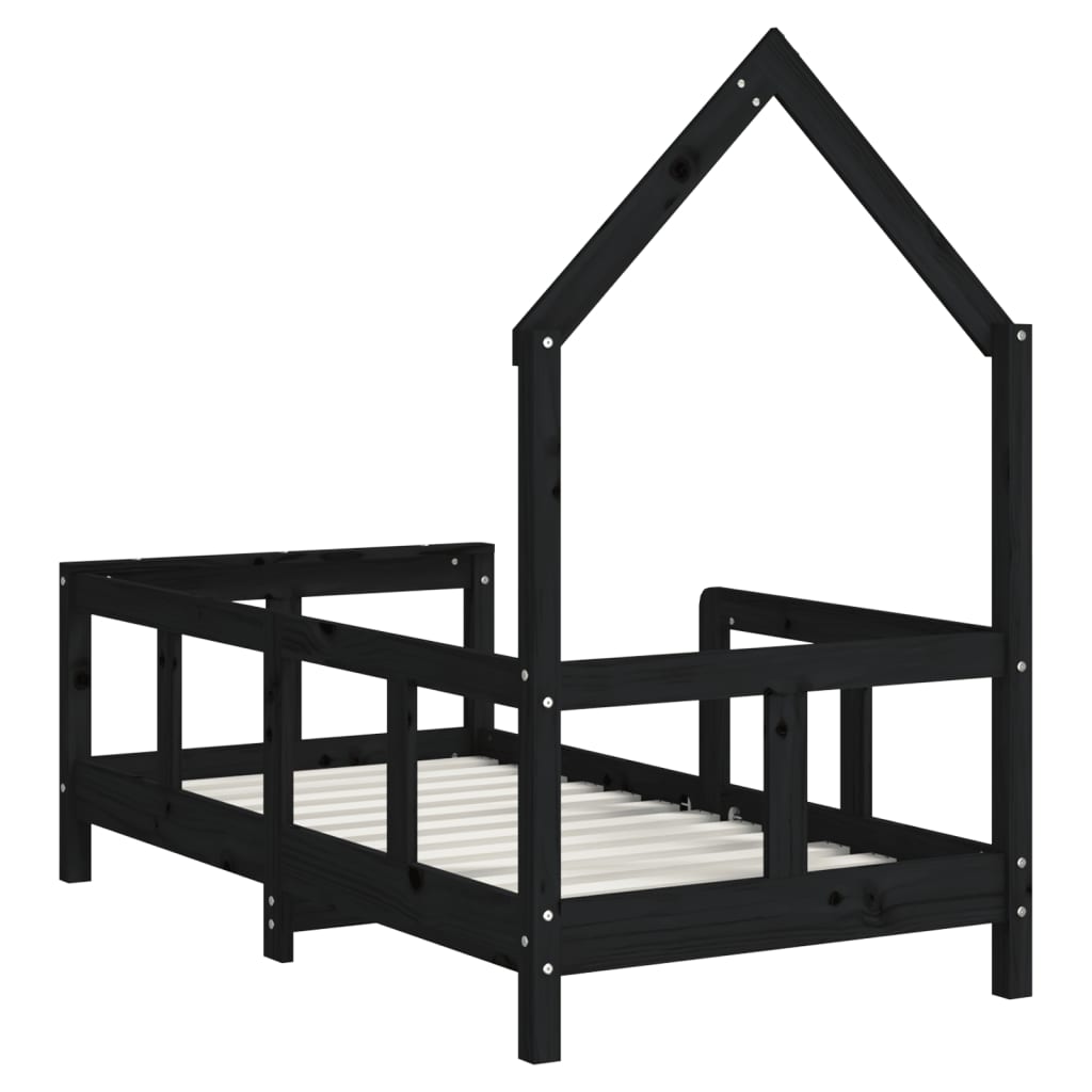 Kids Solid Wood Pine Bed Frame