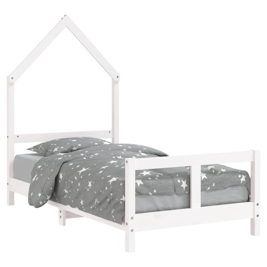 Kids Solid Wood Pine Bed Frame