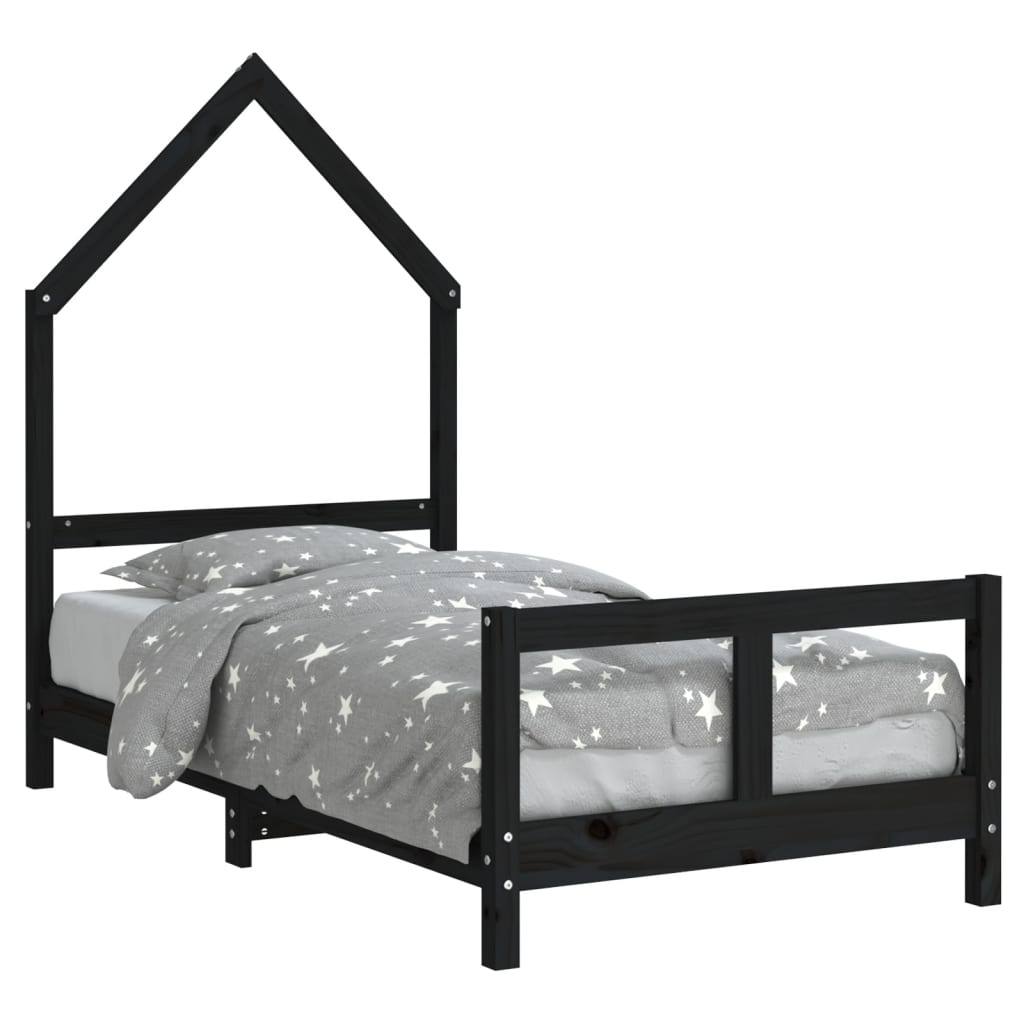 Kids Solid Wood Pine Bed Frame