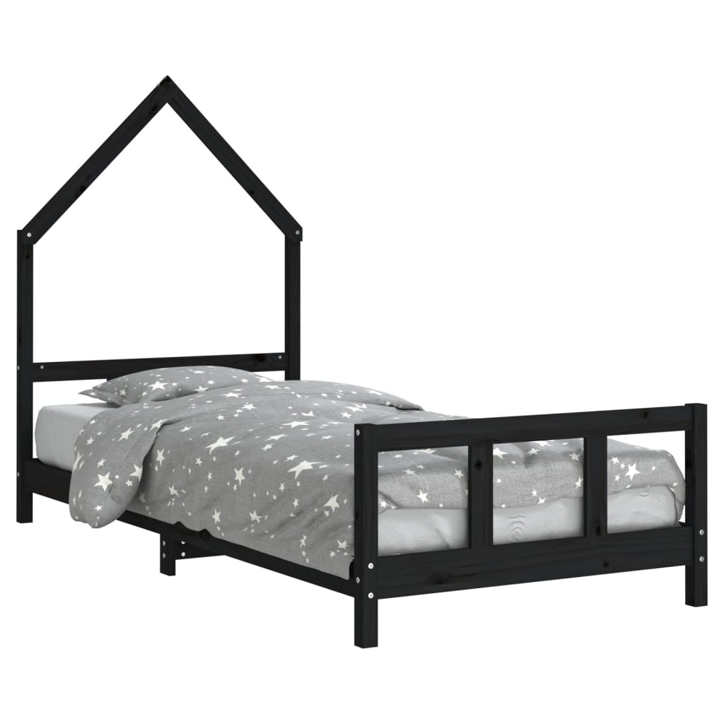 Kids Solid Wood Pine Bed Frame