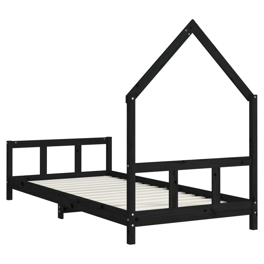 Kids Solid Wood Pine Bed Frame