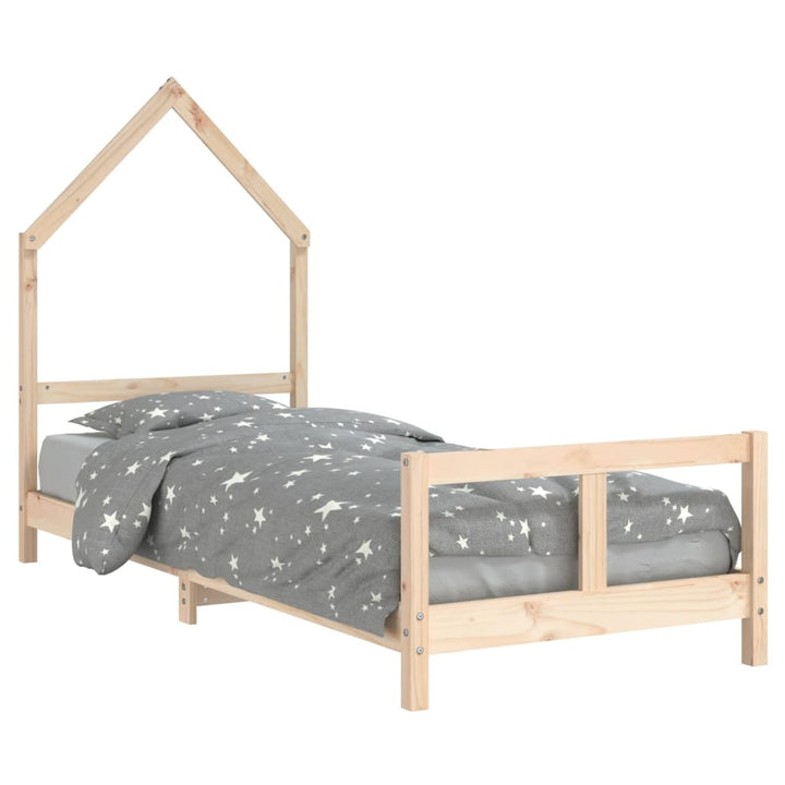 Kids Solid Wood Pine Bed Frame