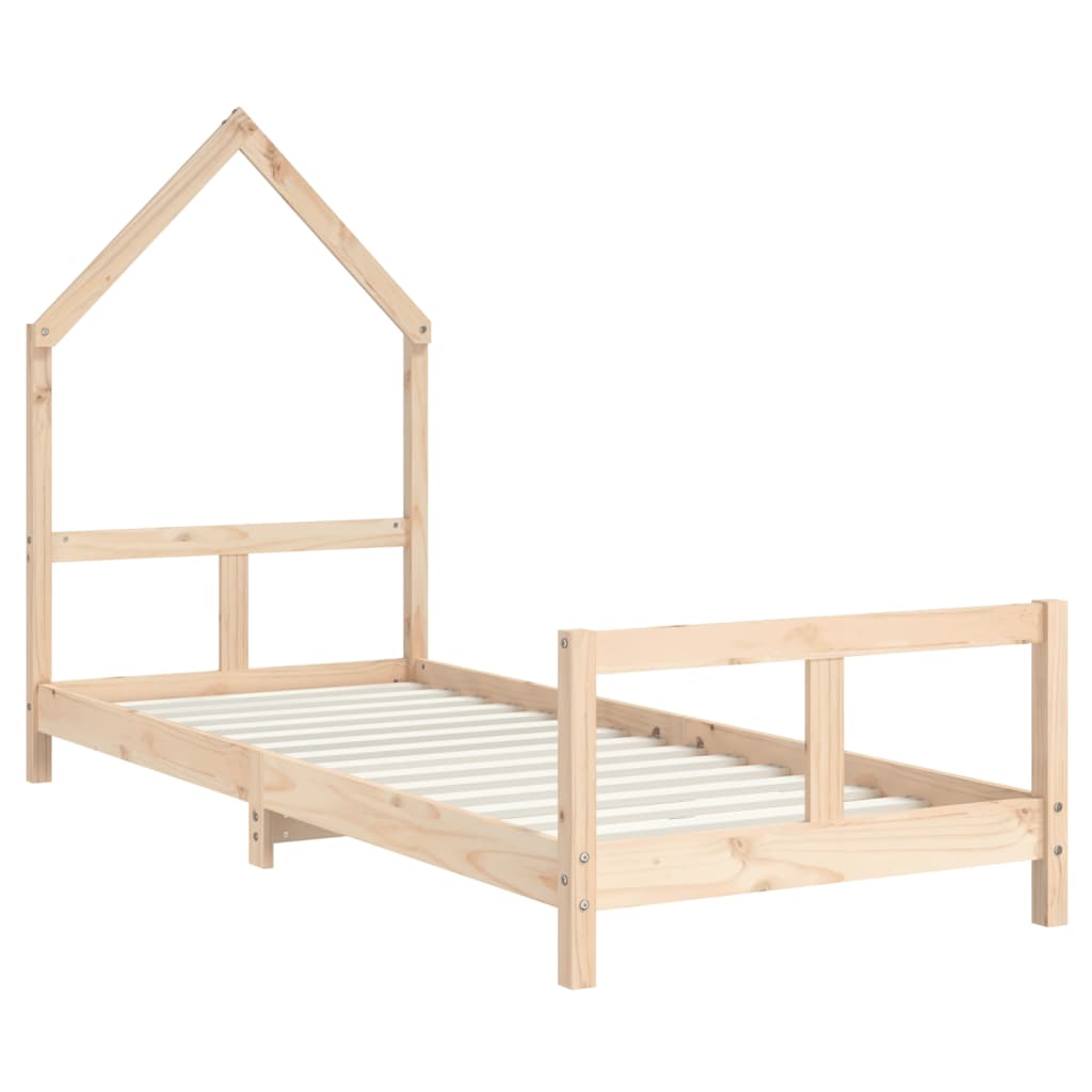 Kids Solid Wood Pine Bed Frame