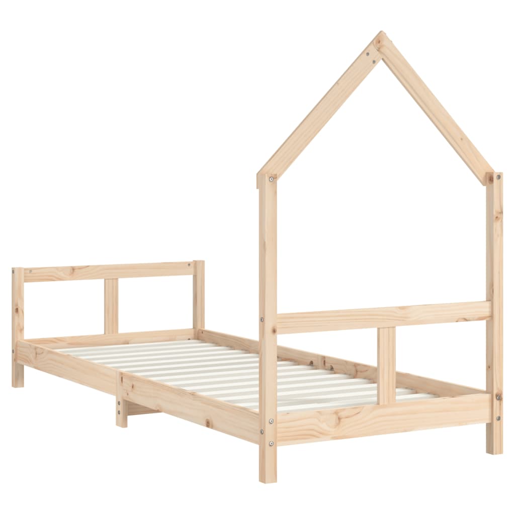 Kids Solid Wood Pine Bed Frame