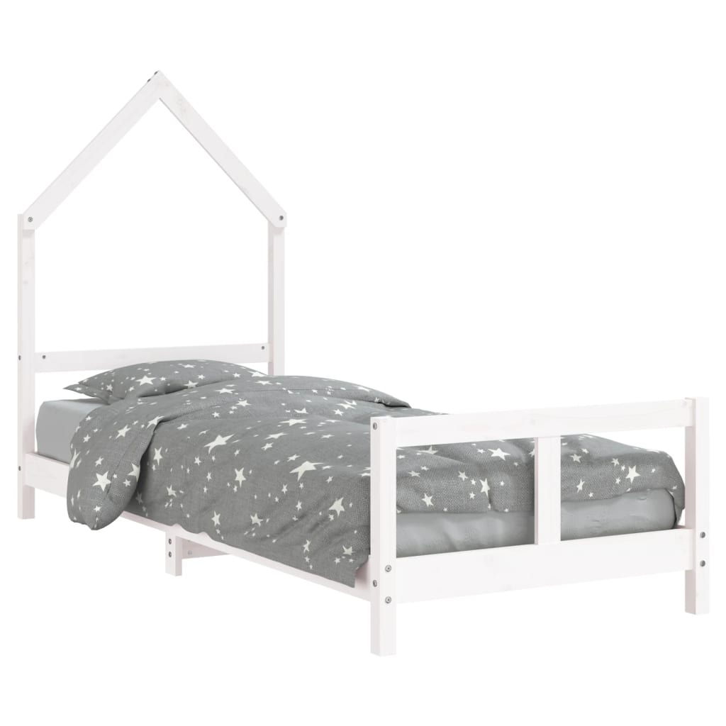 Kids Solid Wood Pine Bed Frame