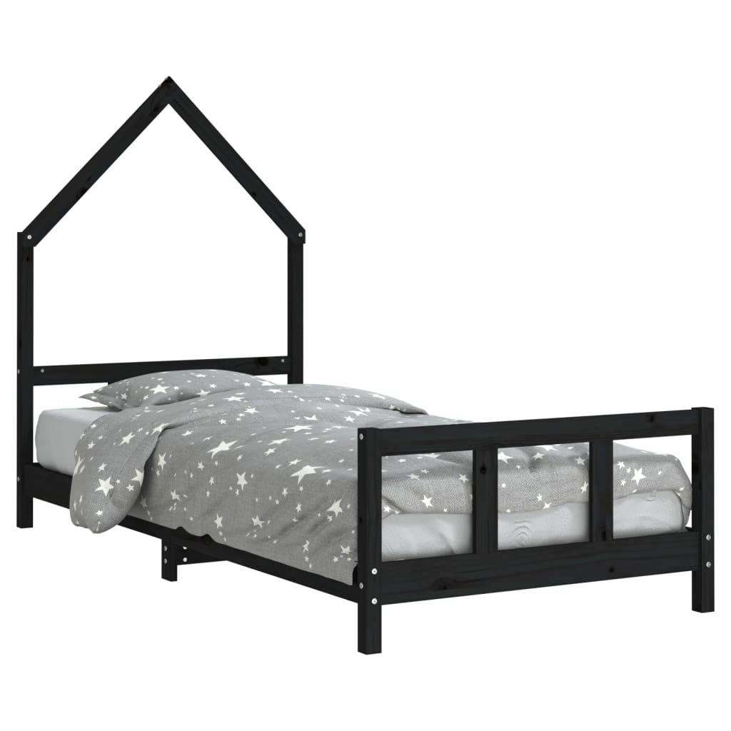 Kids Solid Wood Pine Bed Frame