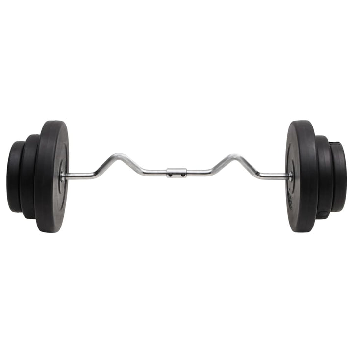 Curl Barbell With Plates