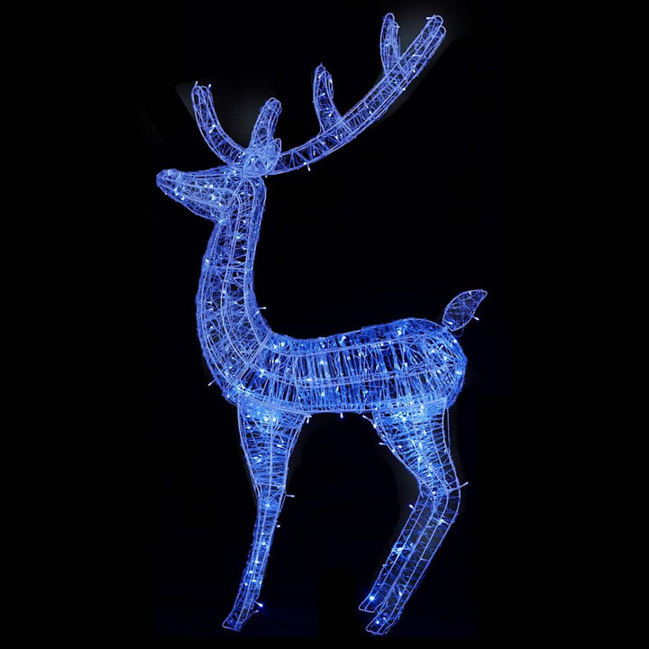 Xxl Acrylic Christmas Reindeers 250 Led 3 Pcs 180 Cm