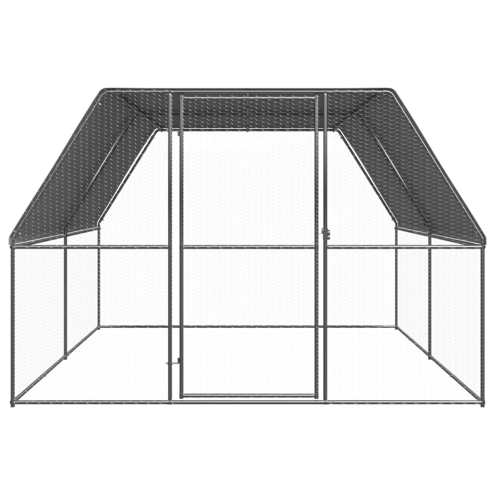 Outdoor Chicken Cage Galvanised Steel
