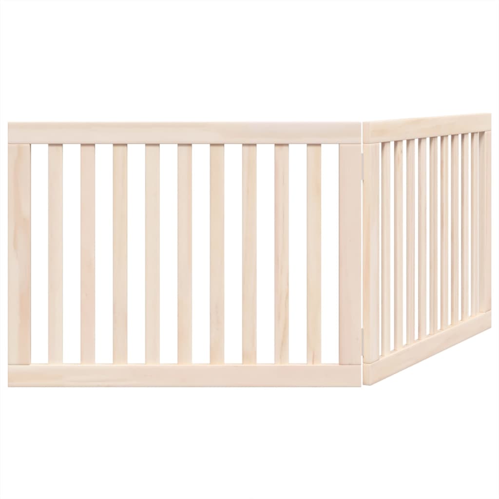 Dog Gate Foldable 2 Panels 160 Cm Poplar Wood