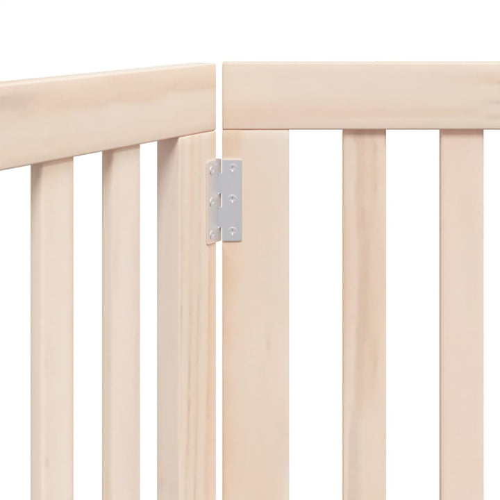 Dog Gate Foldable 2 Panels 160 Cm Poplar Wood