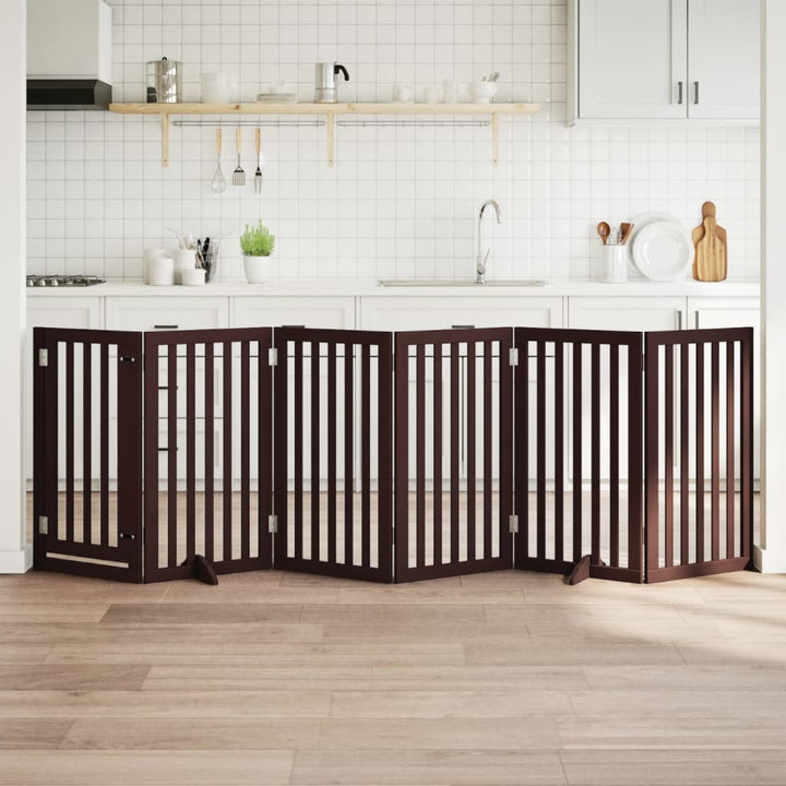 Dog Gate Foldable 2 Panels 160 Cm Poplar Wood