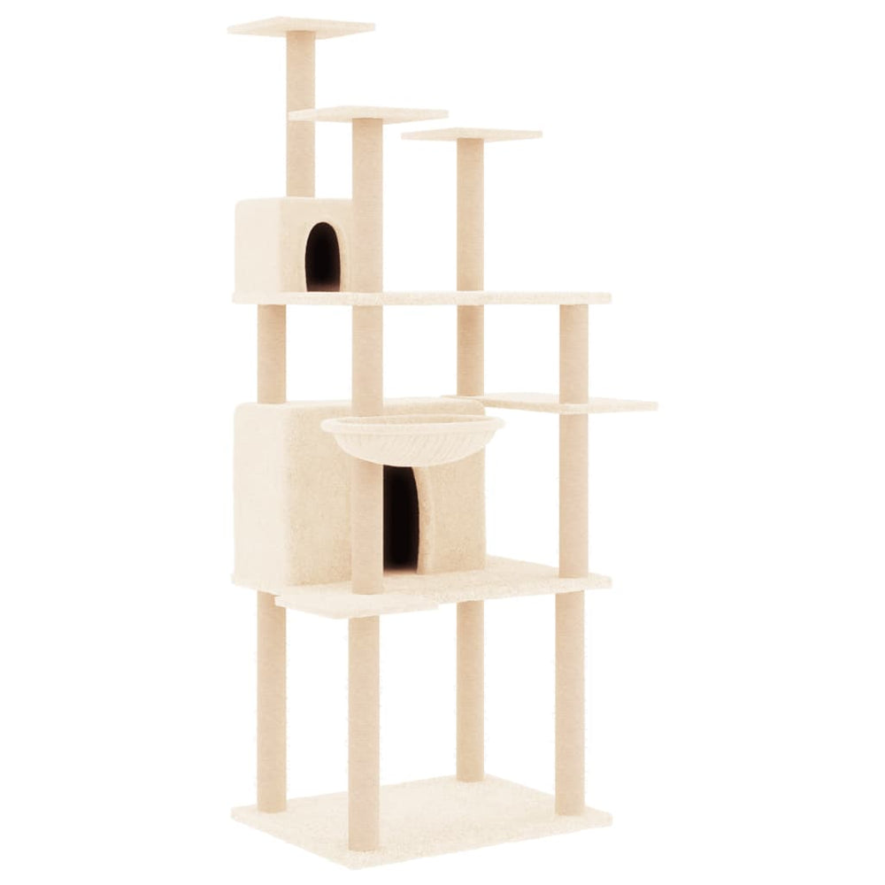 Cat Tree With Sisal Scratching Posts 166 Cm