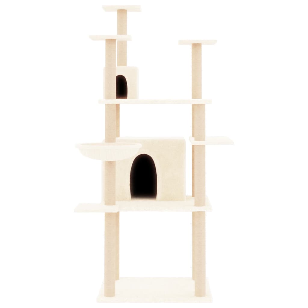 Cat Tree With Sisal Scratching Posts 166 Cm