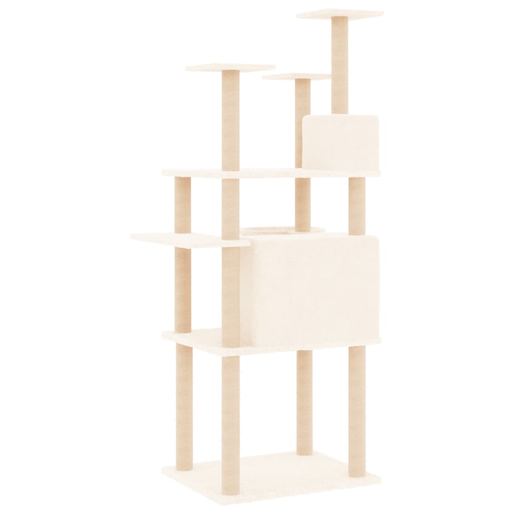 Cat Tree With Sisal Scratching Posts 166 Cm