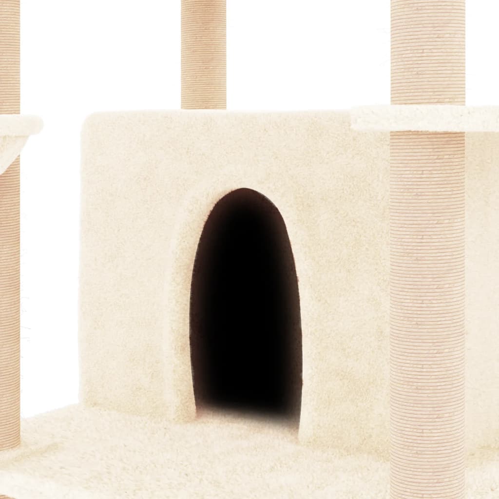 Cat Tree With Sisal Scratching Posts 166 Cm