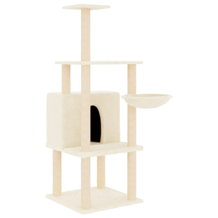 Cat Tree With Sisal Scratching Posts 132 Cm
