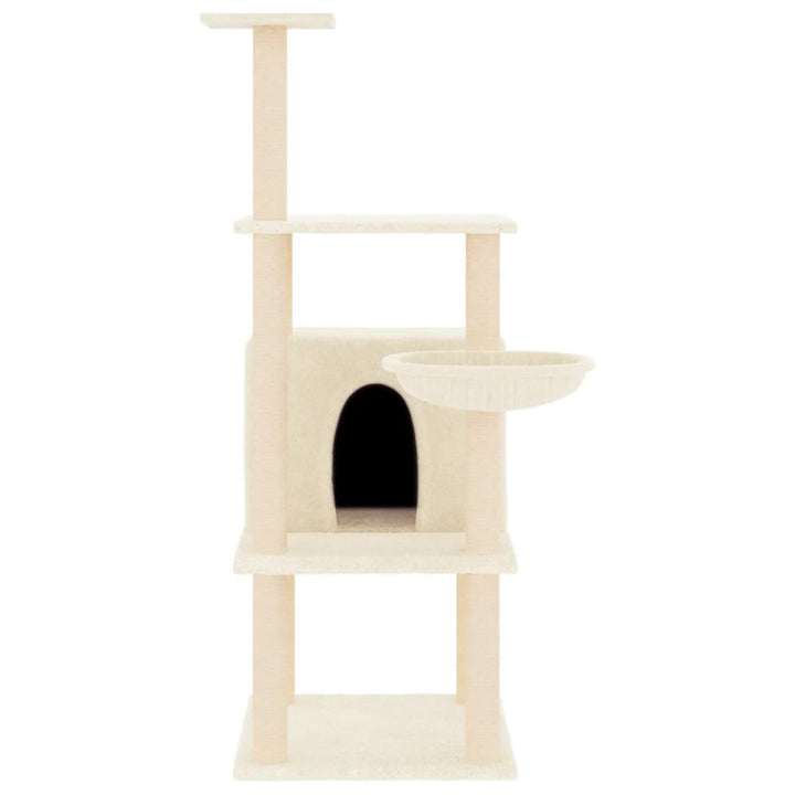 Cat Tree With Sisal Scratching Posts 132 Cm