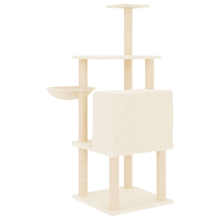 Cat Tree With Sisal Scratching Posts 132 Cm