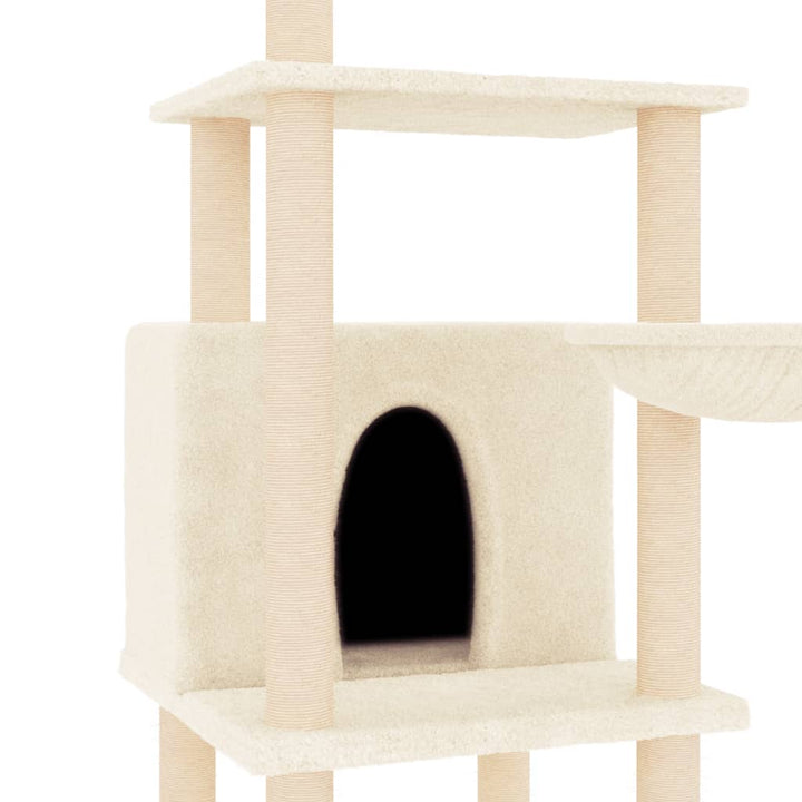 Cat Tree With Sisal Scratching Posts 132 Cm
