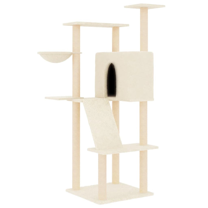Cat Tree With Sisal Scratching Posts 143 Cm