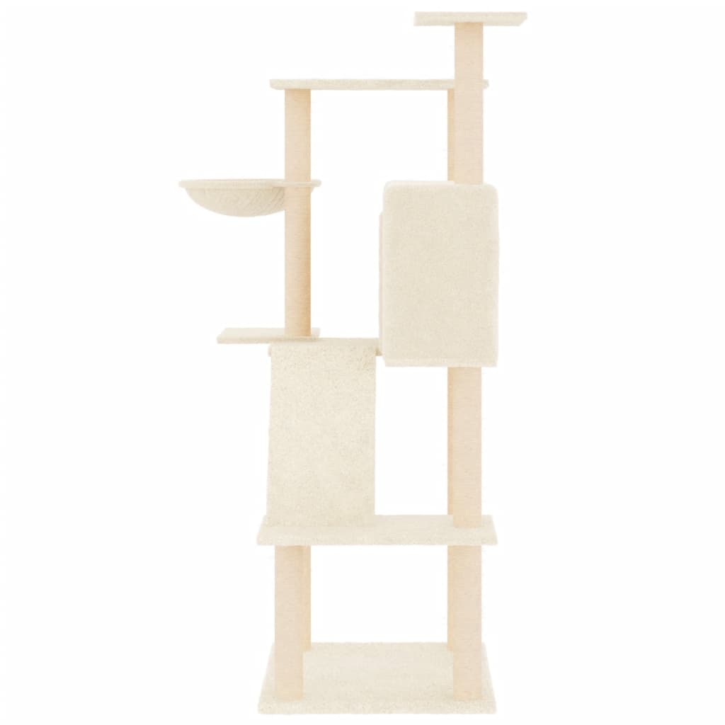 Cat Tree With Sisal Scratching Posts 143 Cm