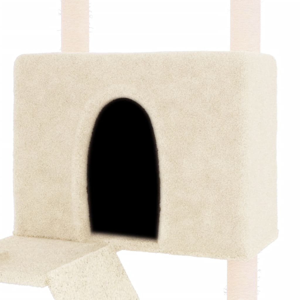 Cat Tree With Sisal Scratching Posts 143 Cm