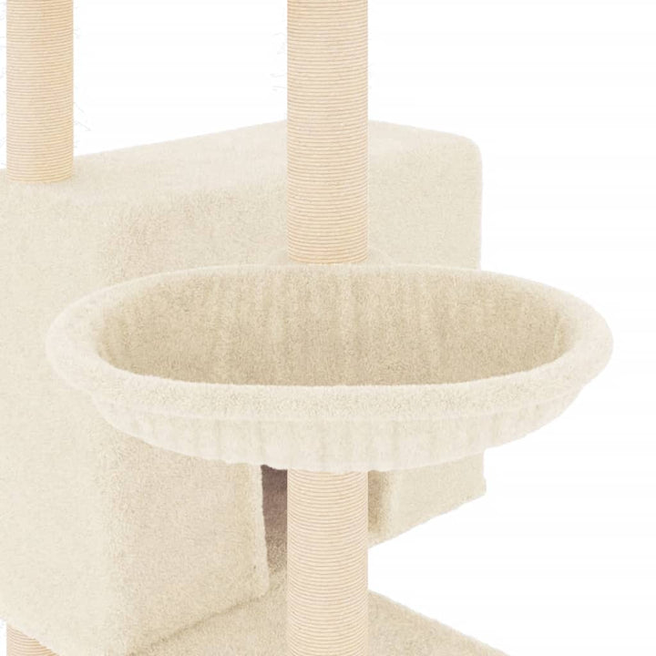 Cat Tree With Sisal Scratching Posts 143 Cm