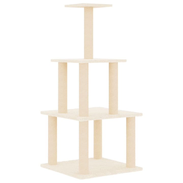 Cat Tree With Sisal Scratching Posts 111 Cm