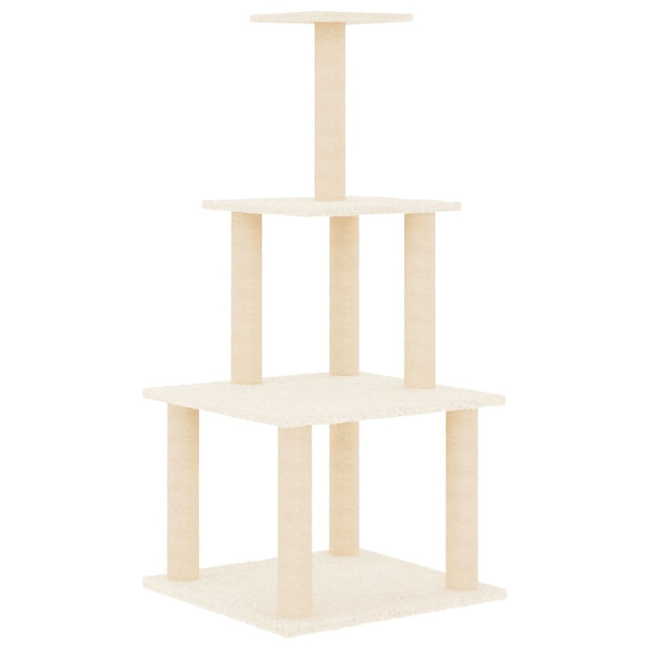 Cat Tree With Sisal Scratching Posts 111 Cm