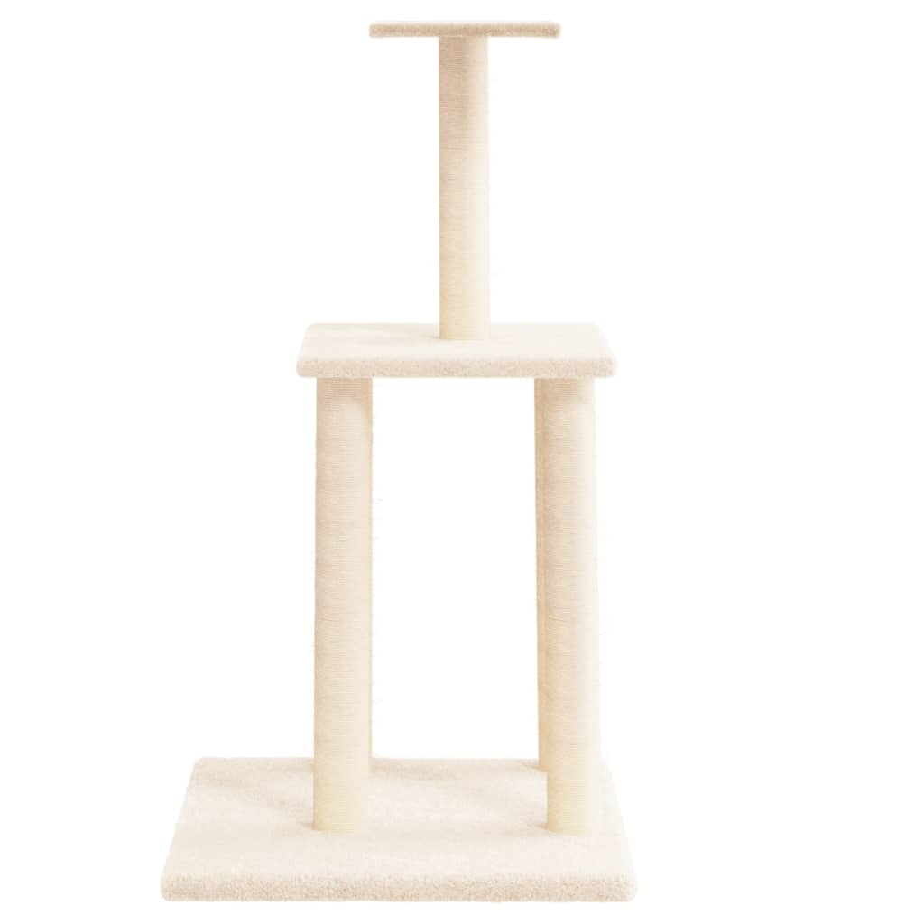 Cat Tree With Sisal Scratching Posts 85.5 Cm