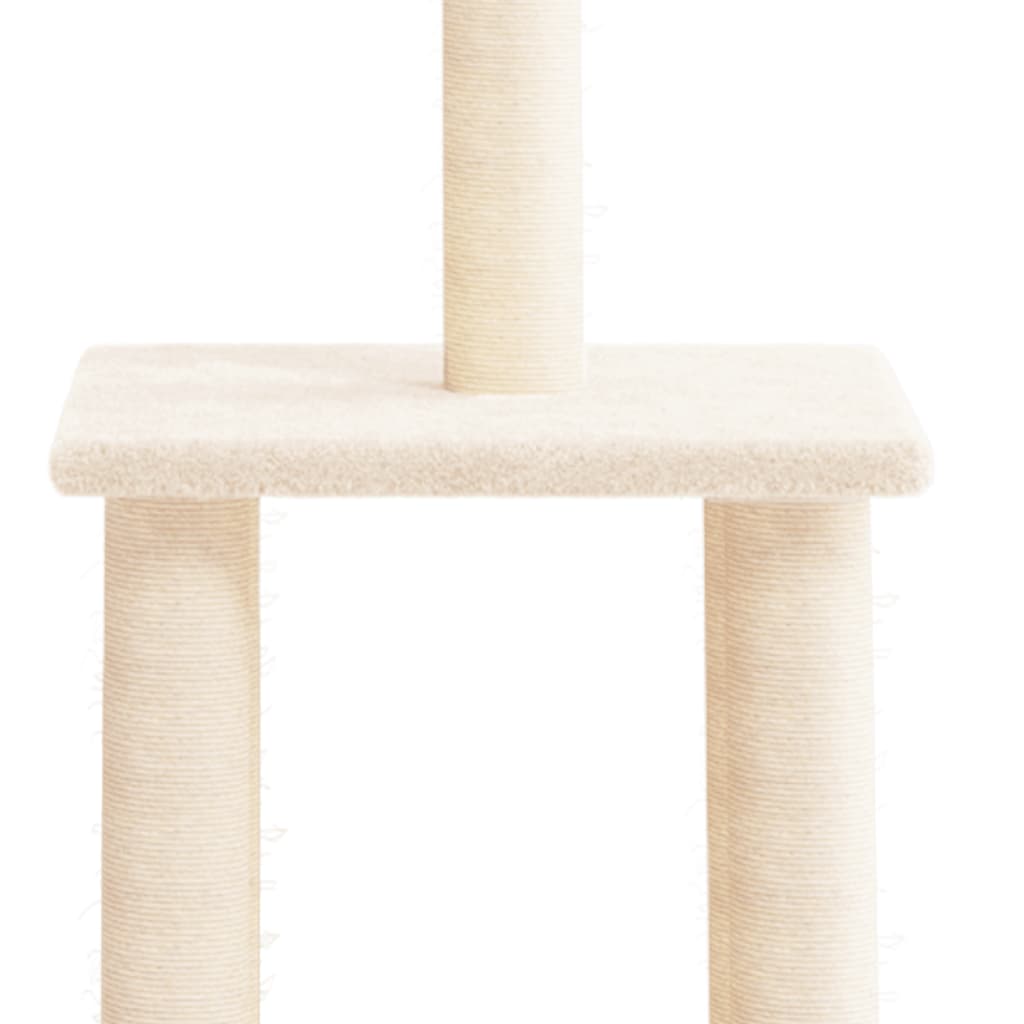 Cat Tree With Sisal Scratching Posts 85.5 Cm