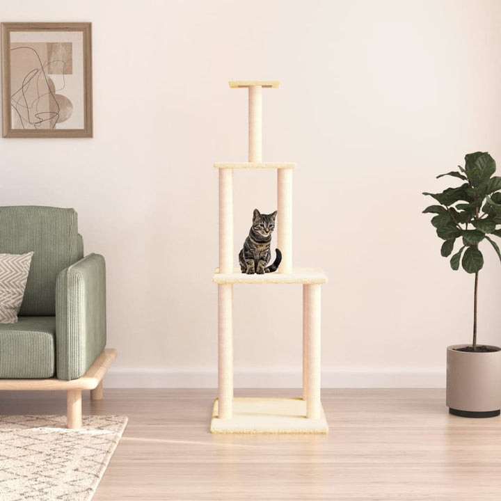 Cat Tree With Sisal Scratching Posts 149 Cm