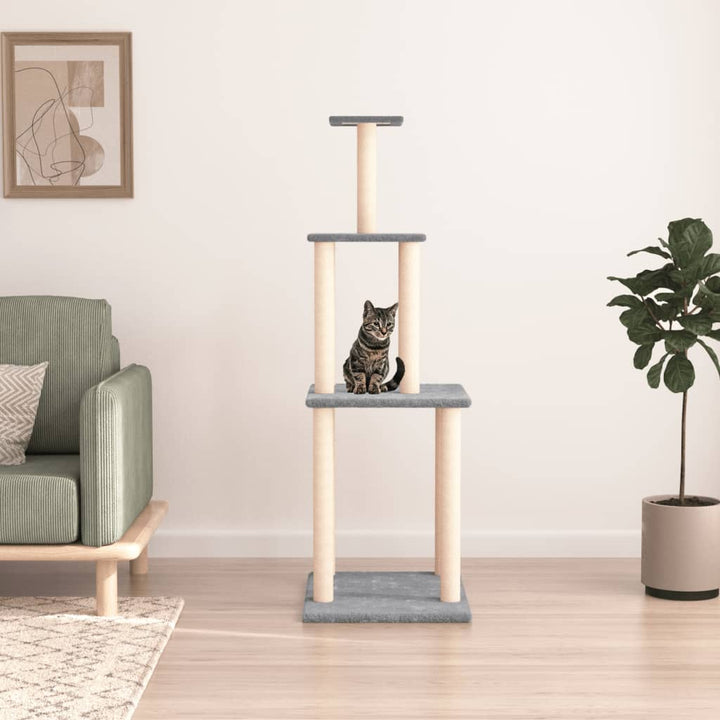 Cat Tree With Sisal Scratching Posts 149 Cm