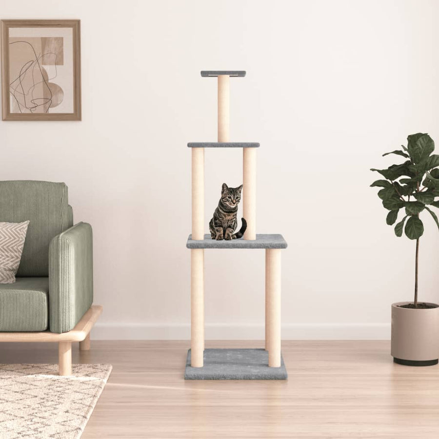Cat Tree With Sisal Scratching Posts 149 Cm